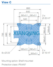 YASKAWA GP165R использовало роботы руки полезной нагрузки 3143mm руки 165kg робота