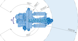 GP400R использовало робот Yaskawa для роботов руки полезной нагрузки 3518mm выбора и места 400kg