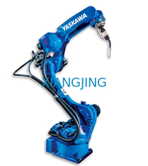 Используемая рука робота дуговой сварки 6 осей Yaskawa промышленная со сварочным огонем Mig