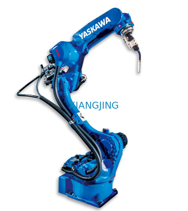 Используемая рука робота дуговой сварки 6 осей Yaskawa промышленная со сварочным огонем Mig